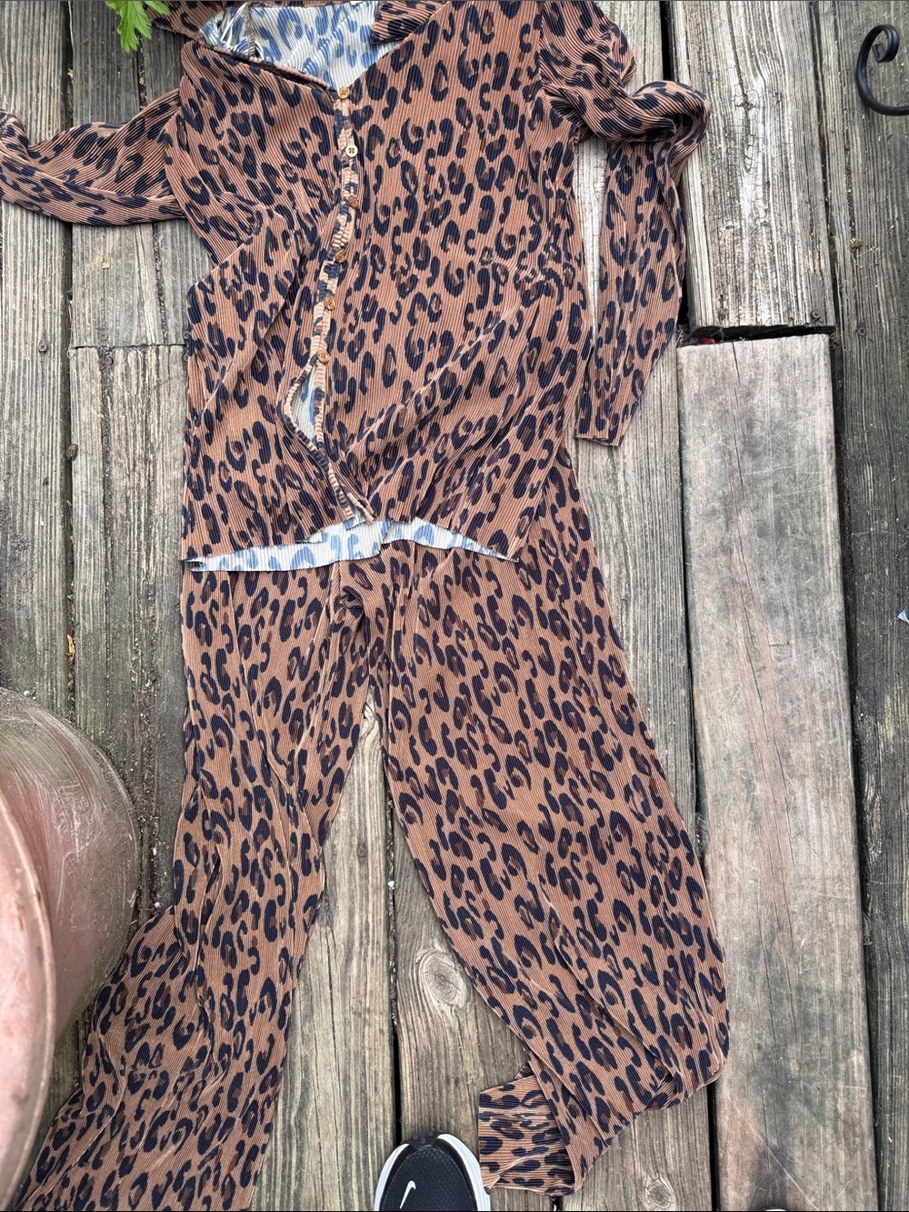 Cyrus Brown Leopard Print Jumpsuit